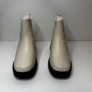 IDIFU IN2 - Women's Chelsea Ankle Boots, Low Chunky Platform Size 6